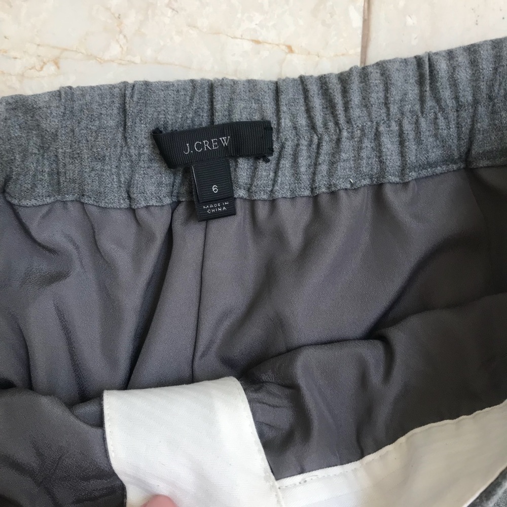 J. Crew wool and polyester lined cropped pant - Picture 4 of 6
